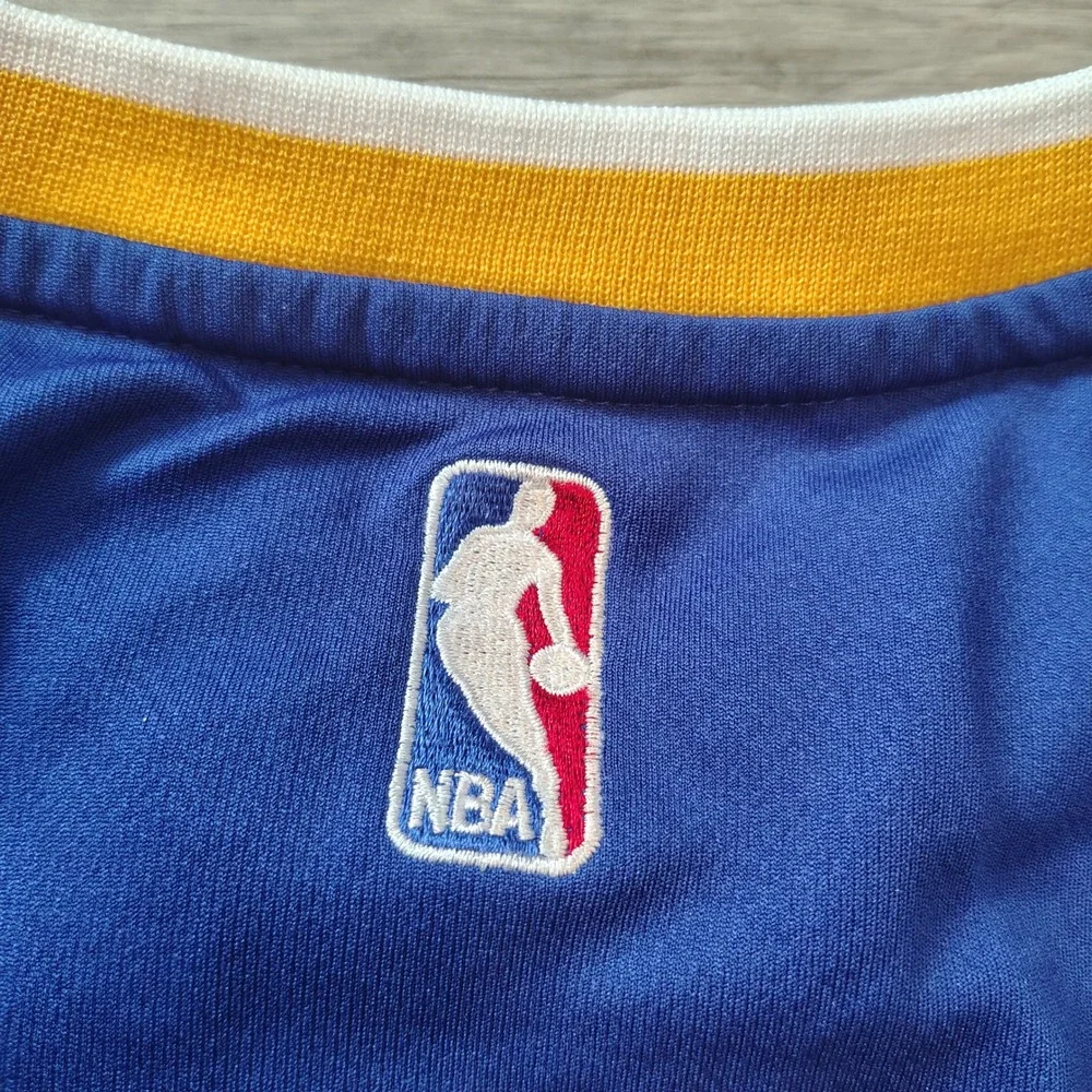 Adidas Golden State Warriors Stephen Curry 30 Jersey Kids XL 18/20 Blue NBA